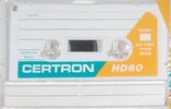 Compact Cassette Certron HD 60 Type I Normal 1988 USA