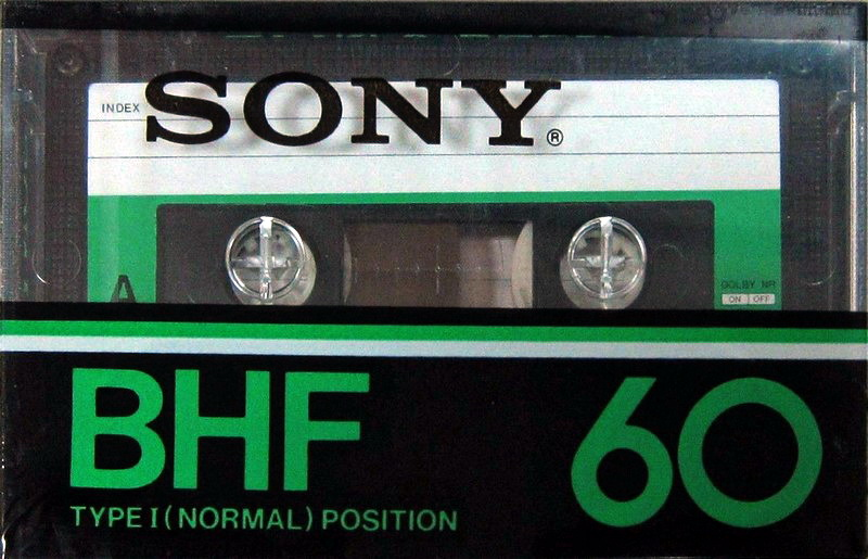 Compact Cassette Sony BHF 60 Type I Normal 1978 Japan