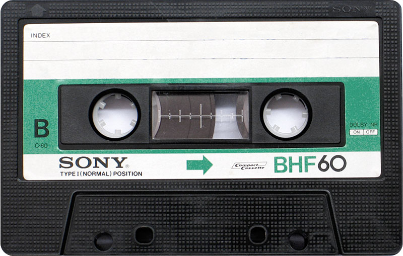 Compact Cassette Sony BHF 60 Type I Normal 1978 Japan