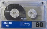 Compact Cassette Maxell MG 60 "MG I" Type I Normal 1996 Europe