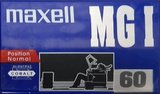 cover of Cassette Maxell MG Type I Normal