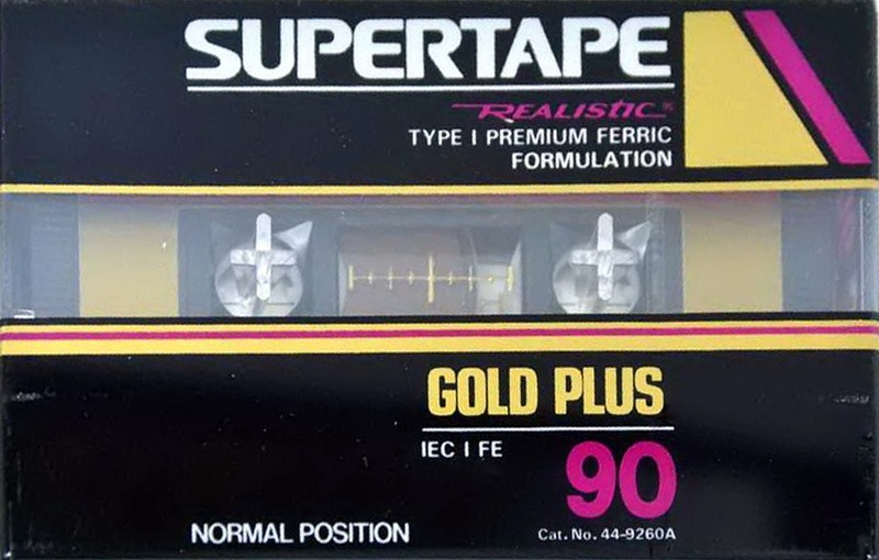 Compact Cassette: Realistic  - Gold Plus 90