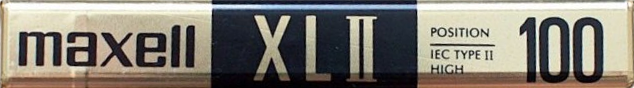 Compact Cassette Maxell XLII 100 Type II Chrome 1993 North America