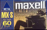 Compact Cassette Maxell MX-S 60 Type IV Metal 1998 North America