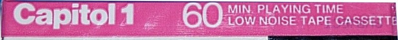Compact Cassette Capitol 1 Psychedelic Mushroom 60 Type I Normal 1970 USA
