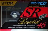 Compact Cassette TDK SR 46 "SR-LTD46 SR Limited" Type II Chrome 1991 Japan