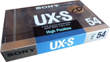 Compact Cassette Sony UX-S 54 Type II Chrome 1988 Japan