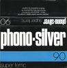 Compact Cassette Phono-Silver 90 Type I Normal Yugoslavia