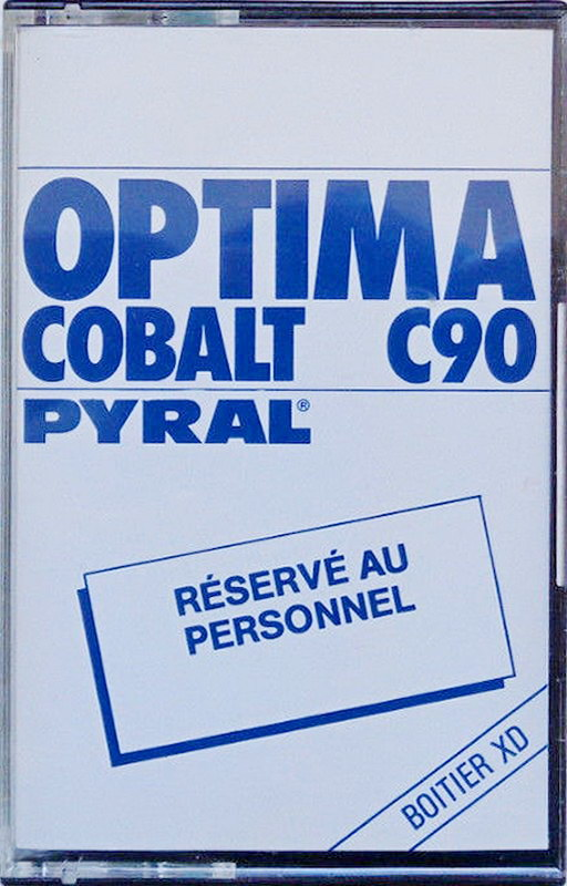 Compact Cassette Pyral Optima Cobalt 90 Type I Normal 1974 France