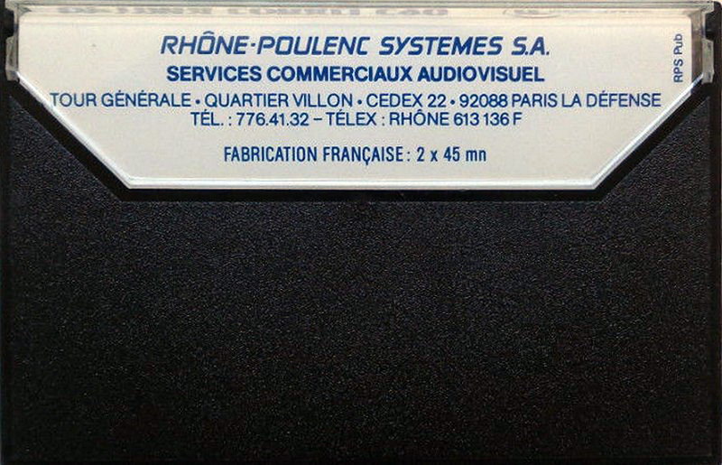 Compact Cassette Pyral Optima Cobalt 90 Type I Normal 1974 France