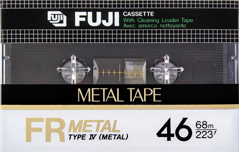 Compact Cassette Fuji FR Metal 46 Type IV Metal 1982 Europe
