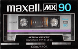 Compact Cassette Maxell MX 90 Type IV Metal 1985 USA