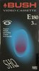 VHS, Video Home System Bush SHQ 180 Type I Normal UK