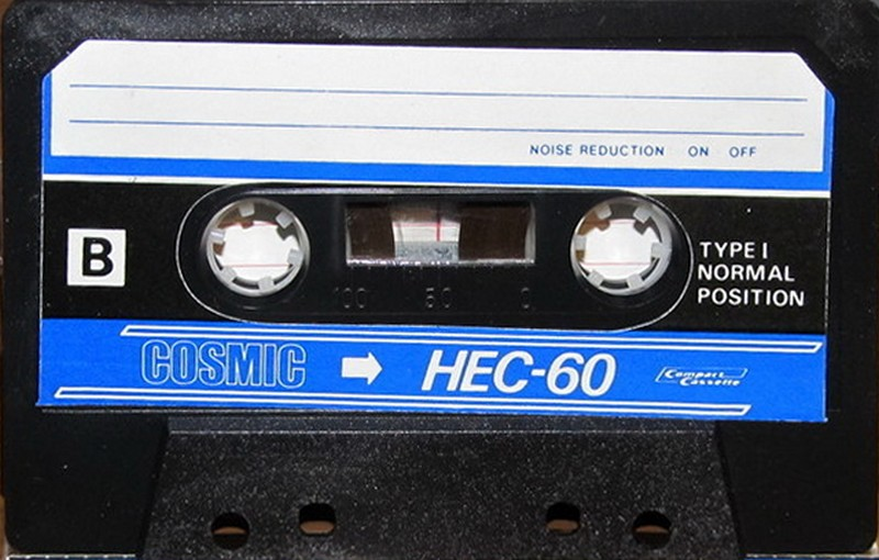 Compact Cassette Cosmic 60 "HEC" Type I Normal Hong Kong