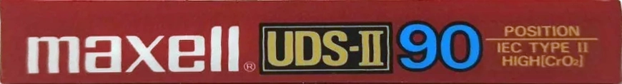 Compact Cassette Maxell UDS 90 "UDS-II" Type II Chrome 1985 USA