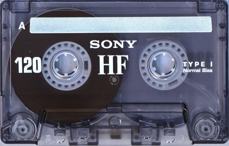 Compact Cassette Sony HF 120 "C120HFR" Type I Normal 2008 North America