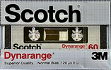 Compact Cassette Scotch Dynarange 60 Type I Normal 1982 USA