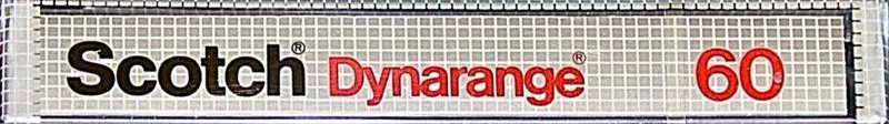 Compact Cassette Scotch Dynarange 60 Type I Normal 1982 USA