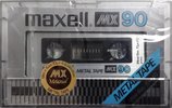 Compact Cassette Maxell MX 90 Type IV Metal 1978 USA