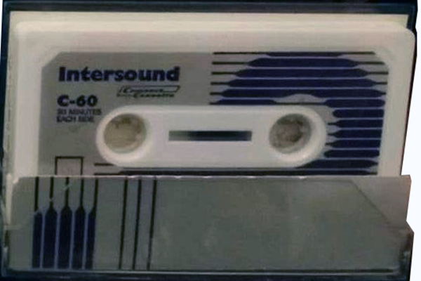 Compact Cassette Intersound 60 "white" Type I Normal 1976 Unknown Country