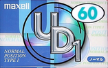 Compact Cassette Maxell UDI / UD1 60 "UD1-60N" Type I Normal 2000 Japan