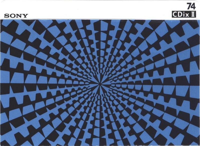 Compact Cassette Sony CDix II 74 Type II Chrome 1991 Japan