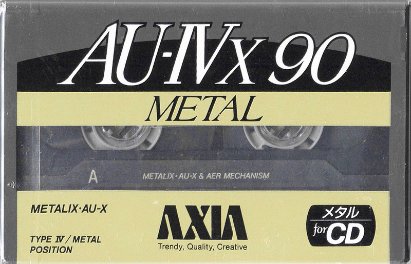 Compact Cassette: FUJI AXIA - AU-IVx 90