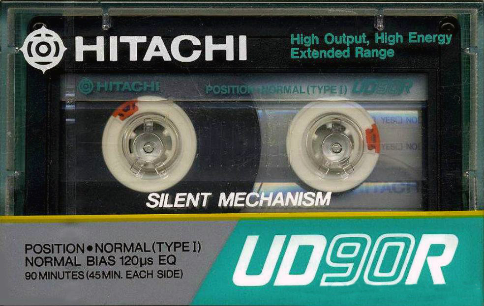 Compact Cassette Hitachi UD 90 "UD90R" Type I Normal 1985 Japan