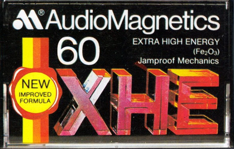 Compact Cassette Audio Magnetics XHE 60 Type I Normal 1975 Europe