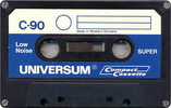 Compact Cassette Universum Super 90 Type I Normal 1976 Europe