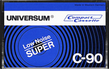 Compact Cassette Universum Super 90 Type I Normal 1976 Europe