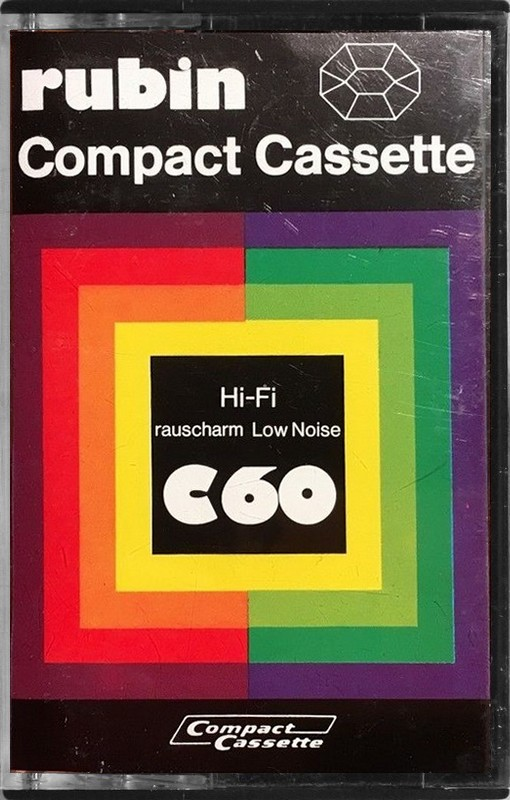 Compact Cassette Rubin 60 Type I Normal Switzerland