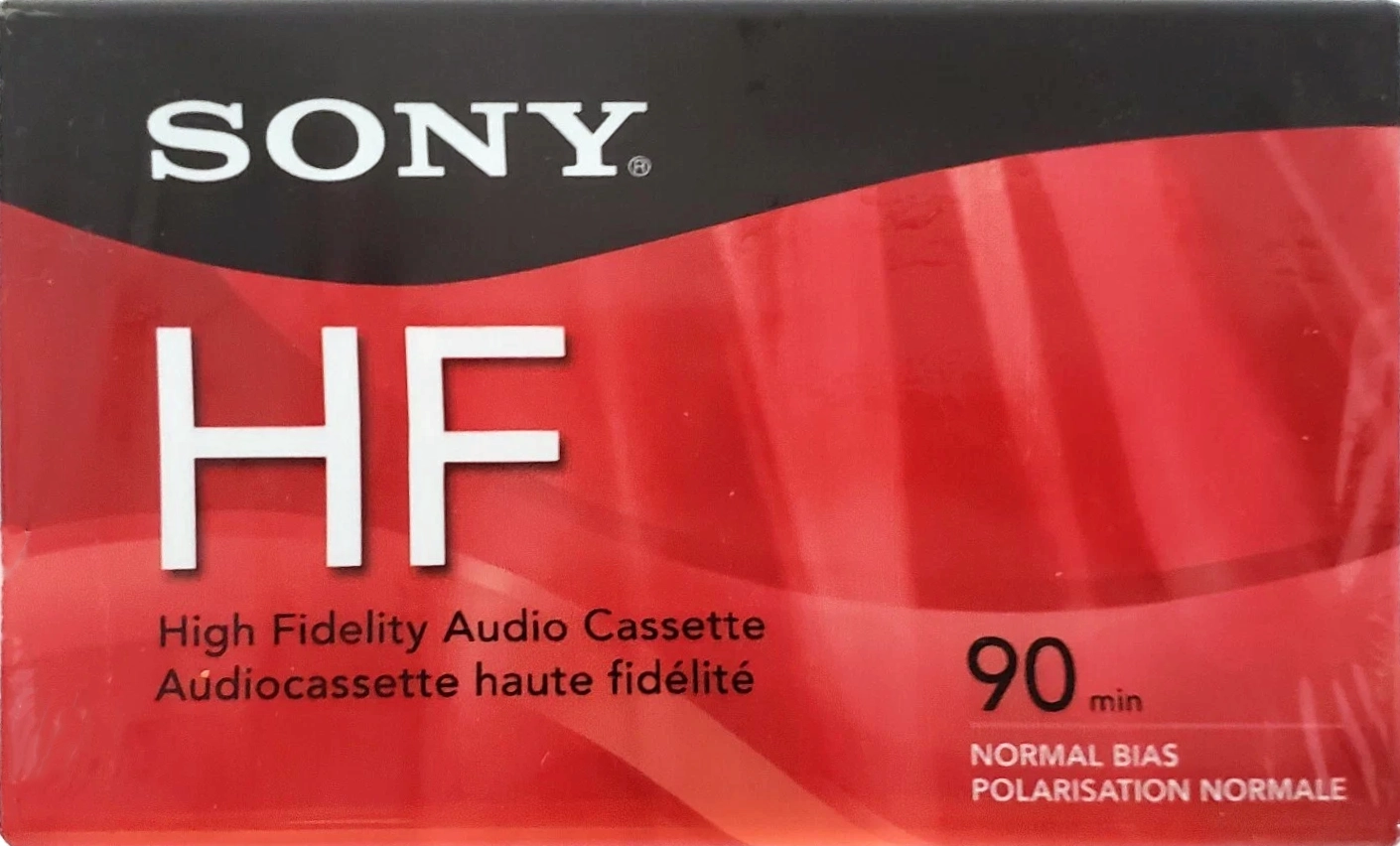 Compact Cassette Sony HF 90 "C90HFR" Type I Normal 2008 North America