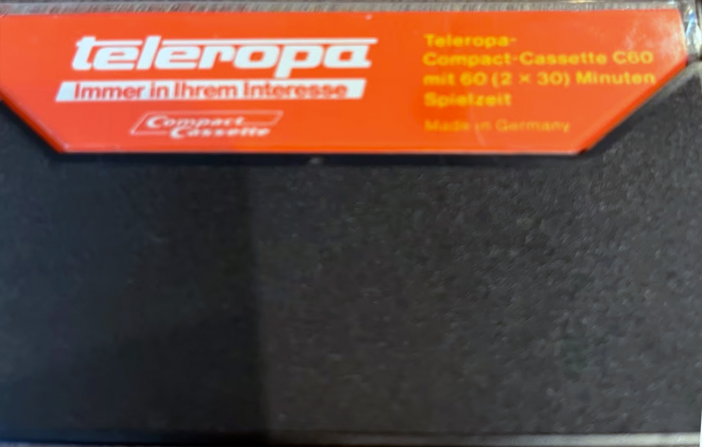 Compact Cassette Teleropa 60 Type I Normal 1978 Germany