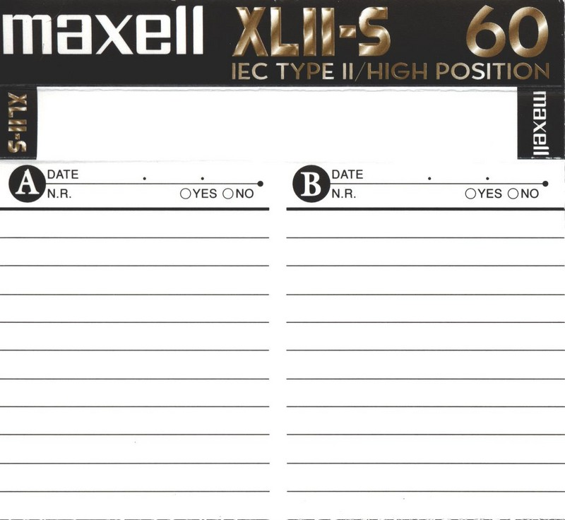 Compact Cassette Maxell XLII-S 60 Type II Chrome 1999 Europe