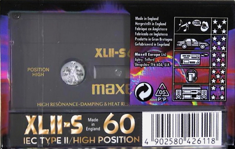 Compact Cassette: Maxell / Hitachi Maxell - XLII-S 60