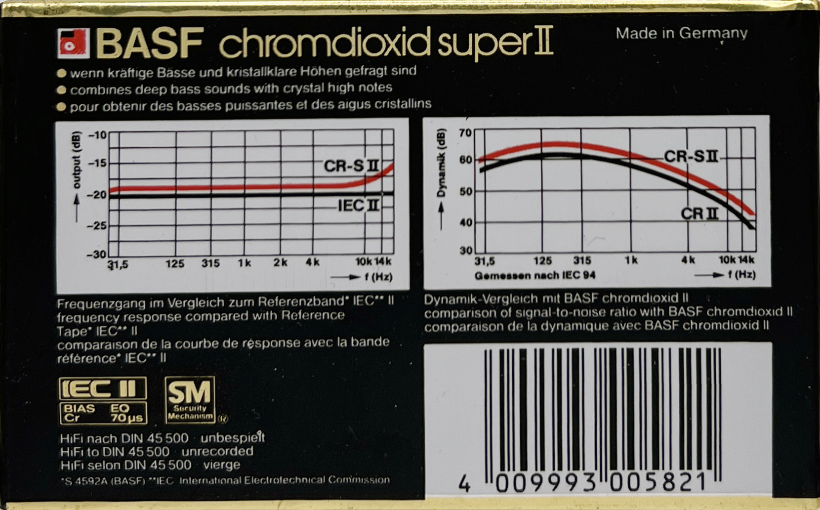 2 pack BASF Chromdioxid Super II 60 Type II Chrome 1985 Europe