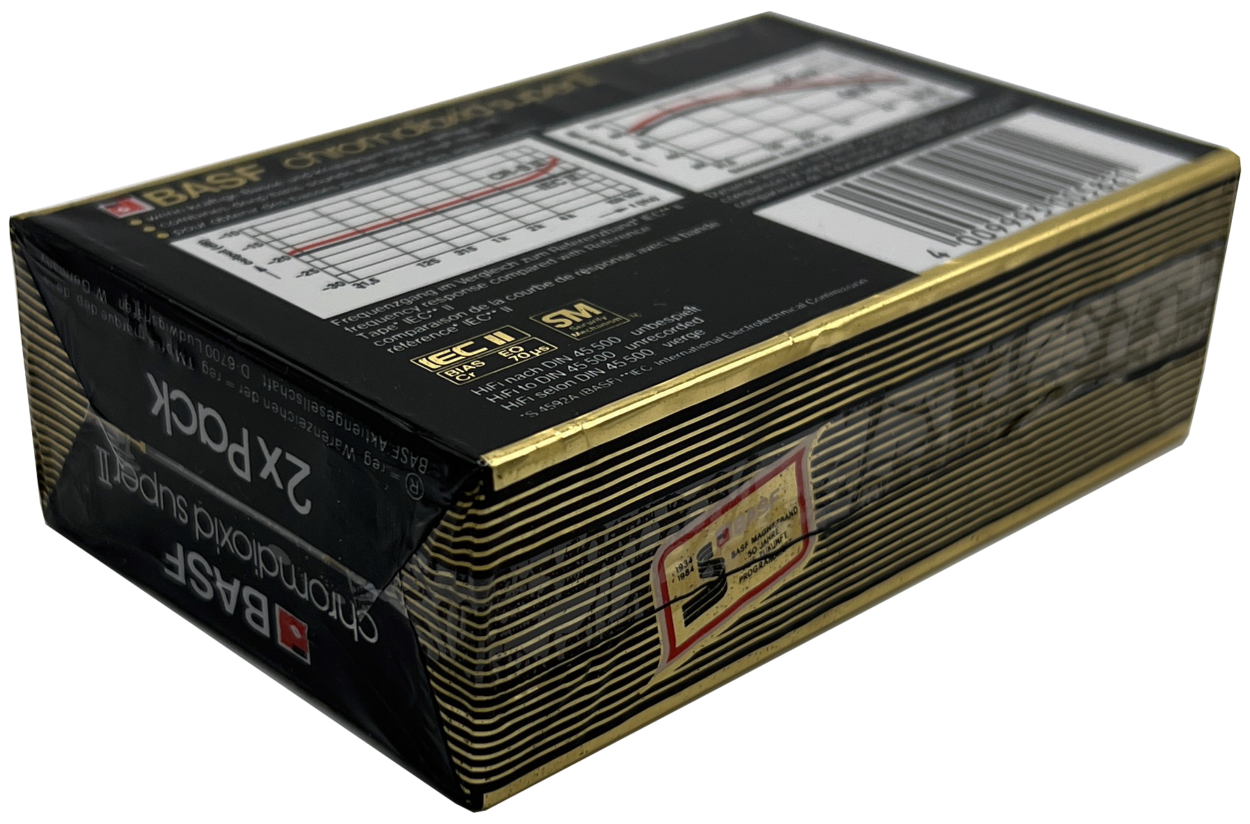 2 pack BASF Chromdioxid Super II 60 Type II Chrome 1985 Europe