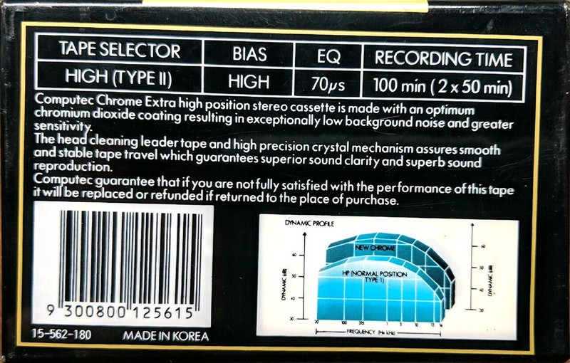 Compact Cassette: Unknown Computec -  100