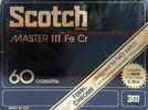Compact Cassette Scotch Master III 60 Type III Ferro Chrome 1977 USA