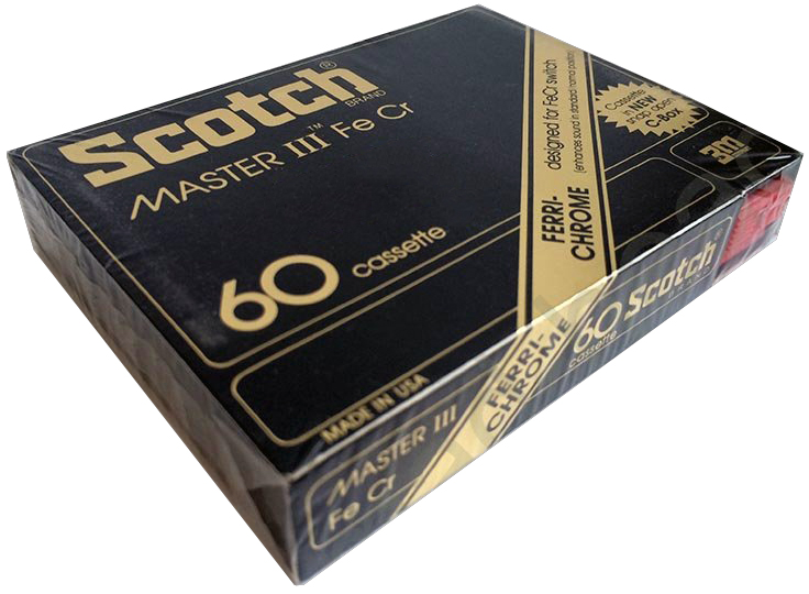 Compact Cassette Scotch Master III 60 Type III Ferro Chrome 1977 USA