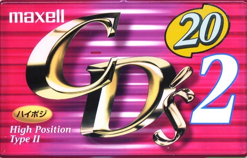 Compact Cassette Maxell CD`s II / CD`s 2 20 "CDS2-20M" Type II Chrome 1999 Japan