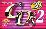Compact Cassette Maxell CD`s II / CD`s 2 20 "CDS2-20M" Type II Chrome 1999 Japan