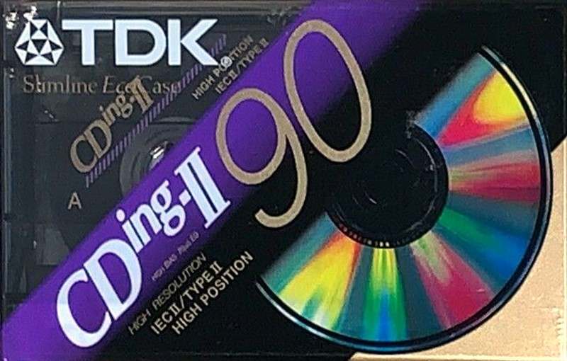 Compact Cassette: TDK  - CDing-II 90