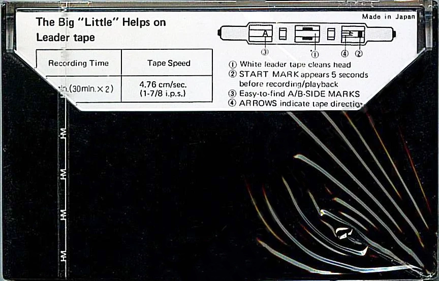 Compact Cassette Hitachi UD 60 Type I Normal 1976 USA