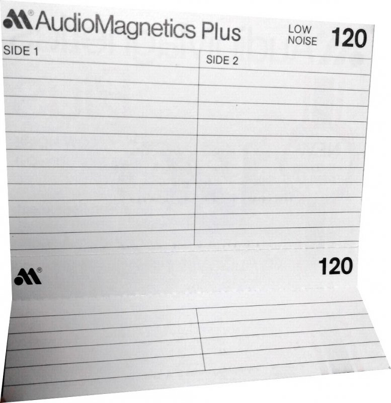 Compact Cassette:  Audio Magnetics - Plus 120