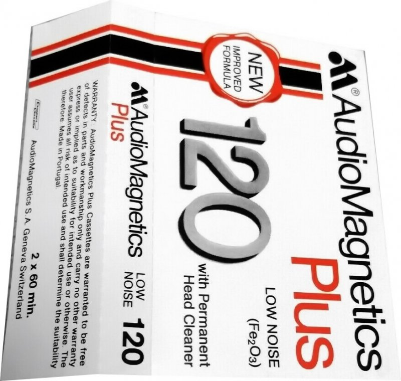 Compact Cassette Audio Magnetics Plus 120 Type I Normal 1977 Europe