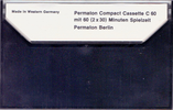 Compact Cassette Permaton 60 Type I Normal 1969 Europe