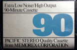 Compact Cassette Pacific Stereo 90 Type I Normal 1980 USA