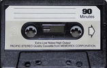 Compact Cassette Pacific Stereo 90 Type I Normal 1980 USA